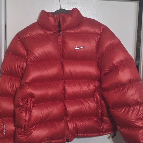 Nike x NOCTA Puffer Jacket Sunset Red DO2783-657 Men SZ XL-T NWOT